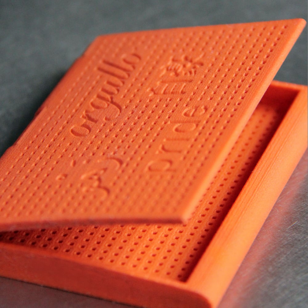 Image of 3D printed cardholder myKEES PRIDE 