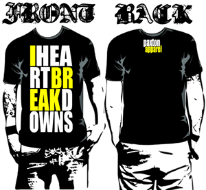 Image of "I HEART BREAK DOWNS" shirt