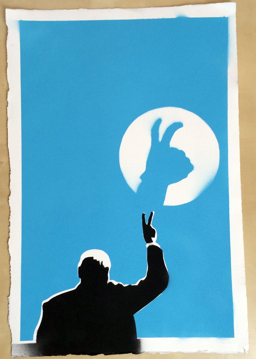 AirMonkey Print Store — CHURCHILL'S WHITE RABBIT by Ads