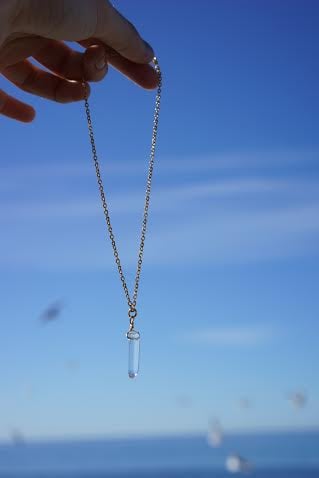 Image of Plutonium Crystal Point Necklace