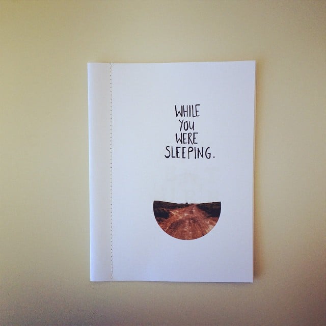 Image of WHILE YOU WERE SLEEPING ZINE by jes john