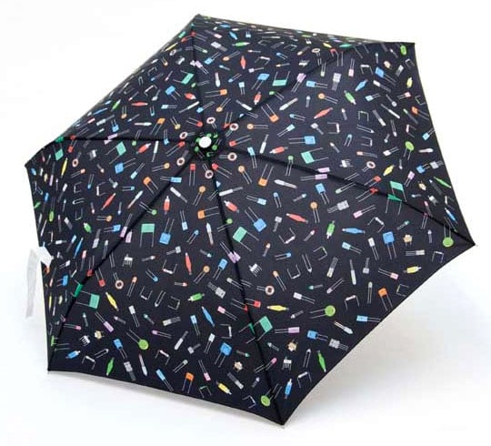 Image of Cute Diode-character Folding Umbrella