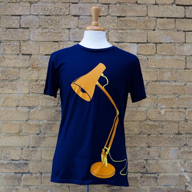 S,Xl,XXL Lamp t-shirt in navy