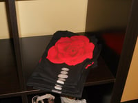 Image 2 of Handpainted Rose tee