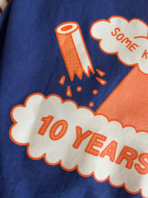 Image of Ten years Tee - Blue