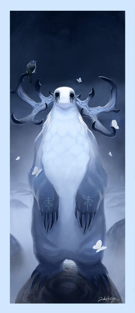 Image of Art Print - Winter Watcher