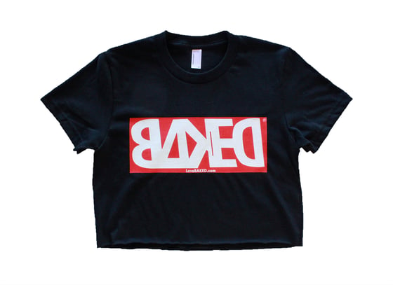 Image of BAKED Logo Tee /womens crop