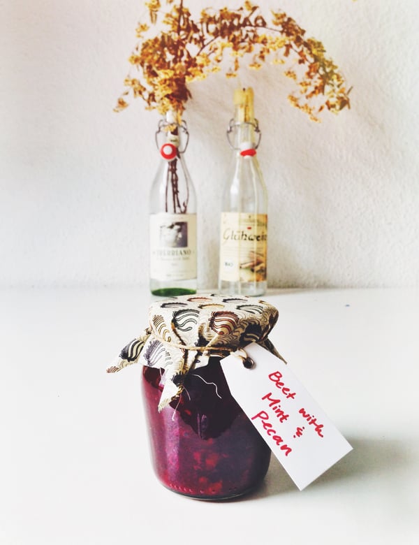 Image of Beet Jam with Mint & Pecans 