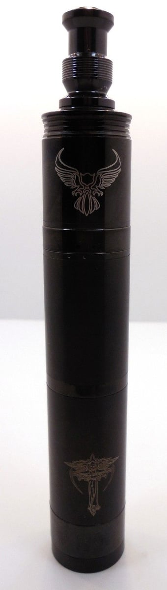 Black Nemesis Vape Mechanical Mod w/ Back Patriot Atomizer