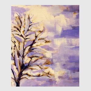 Image of winter tree: print