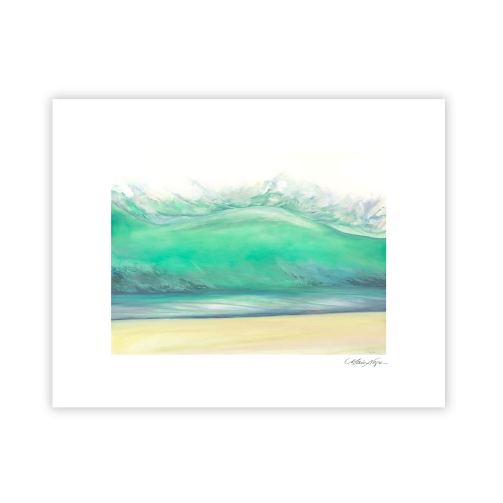 Image of Green Wave, Archival Paper Print
