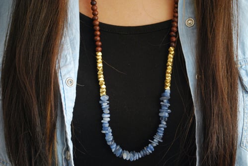 Image of The Kyanite Nomad Necklace