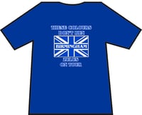 Image 1 of These Colours Don't Run Birmingham Zulus On Tour T-Shirt. Casuals T-shirt, Hooligans T-Shirt