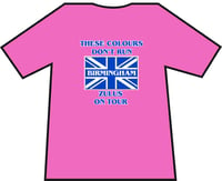 Image 5 of These Colours Don't Run Birmingham Zulus On Tour T-Shirt. Casuals T-shirt, Hooligans T-Shirt