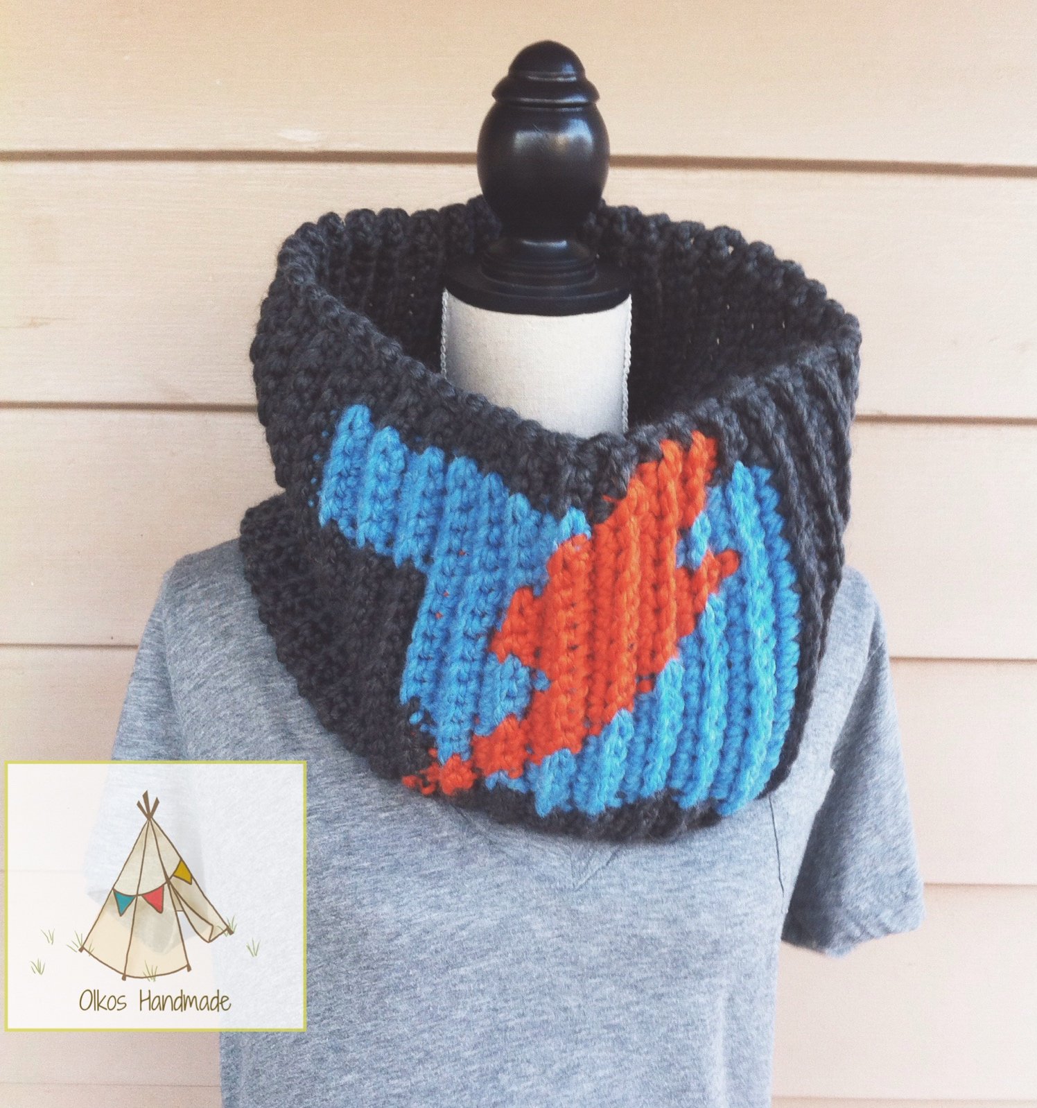 Image of OKC Thunder Inspired Scarves / Cowls