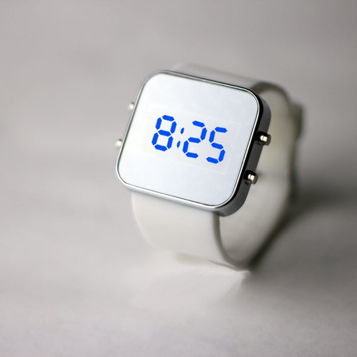 Image of White Silicon Watch