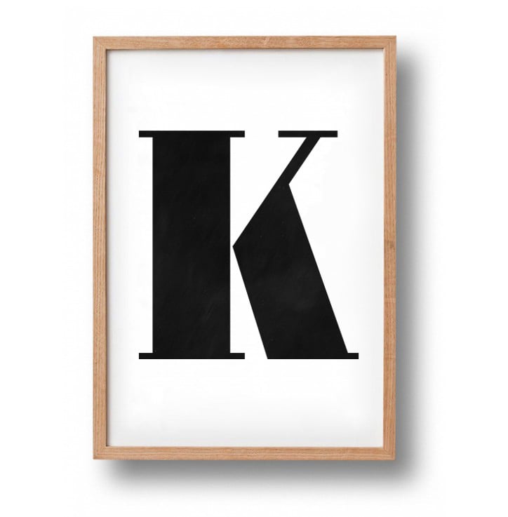 Image of Bold Letter giclee print (A - Z)