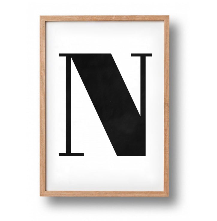 Image of Bold Letter giclee print (A - Z)