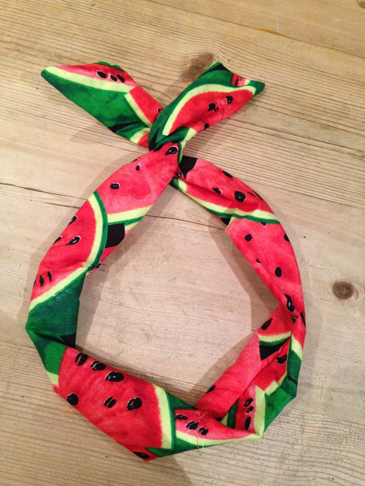 Image of Watermelon Bow Headband