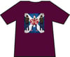 Hearts 3 Casuals With Flag T-shirts. Casuals T-shirts.
