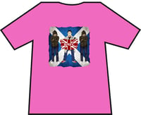 Image 4 of Hearts 3 Casuals With Flag T-shirts. Casuals T-shirts.