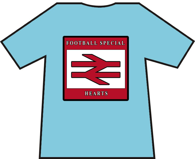 Hearts Football Special Casuals T-Shirt.