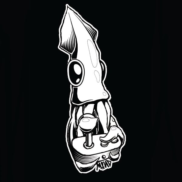 Image of Squideo Games shirt (Squid + Joystick = Fun)