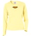 Image of Ladies Monarch Butterfly garment dyed longsleeve t-shirt