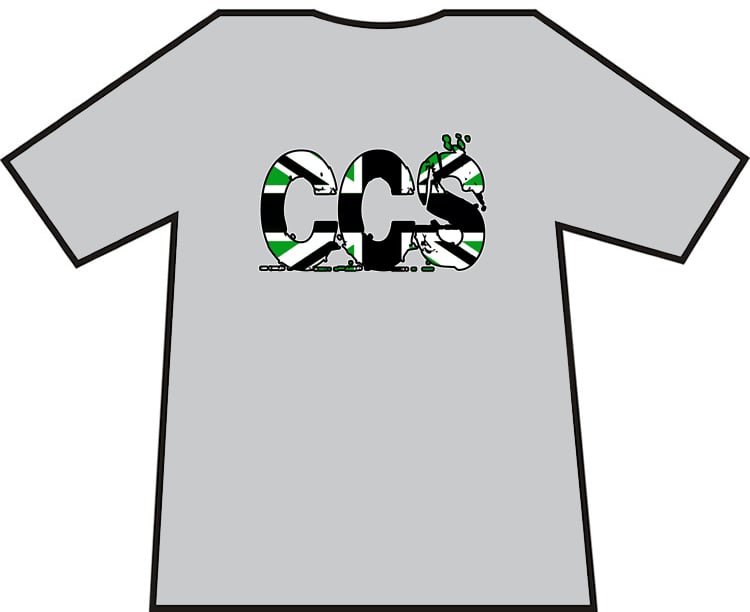 Hibs, Hibernian, CCS British Writing, Capital City Service, Casuals, Football Hooligans T-shirt