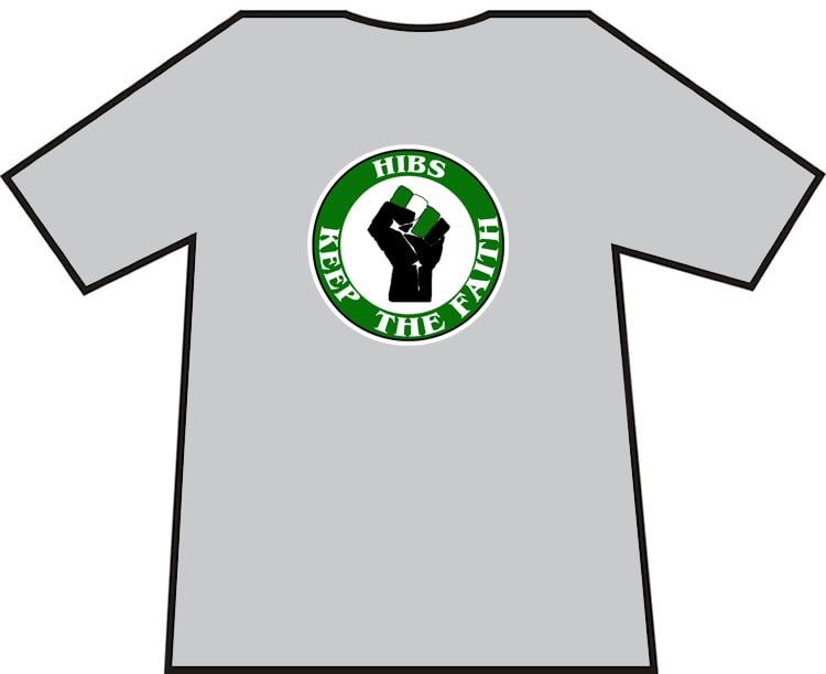 Hibs, Hibernian, Keep The Faith T-Shirts.