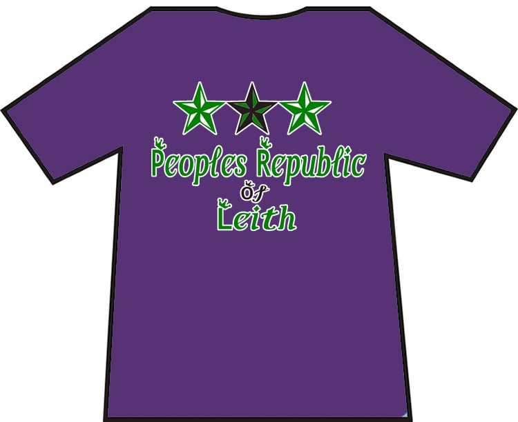 Hibs, Hibernian, Peoples Republic Of Leith T-shirts.
