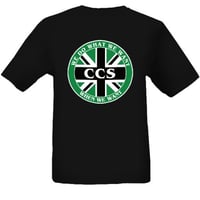 Image 3 of Hibs, Hibernian, CCS, Capital City Service, Round Design, Casuals, Football Hooligans T-shirt