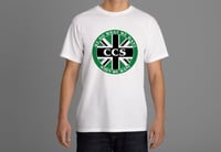 Image 2 of Hibs, Hibernian, CCS, Capital City Service, Round Design, Casuals, Football Hooligans T-shirt