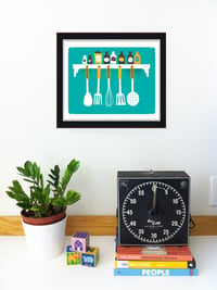 Image 3 of Kitchen Art Print Set - Coffee & Spice Rack Prints