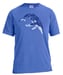 Image of Whale Tribe mystic blue garment dyed t-shirt