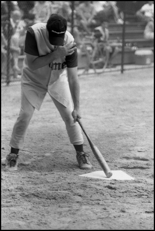 Image of Baseball à Central Park #1 <br> 17,8 x 24 cm
