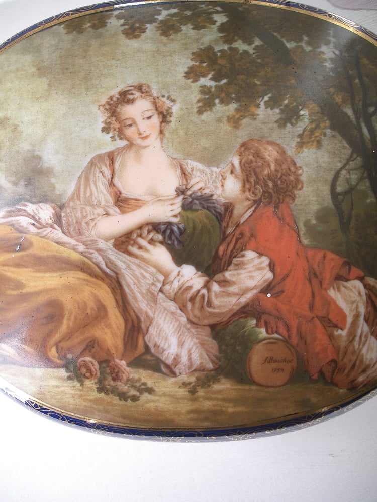 Image of Baroque Porcelain Box