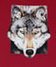 Image of Gray Wolf cardinal red t-shirt