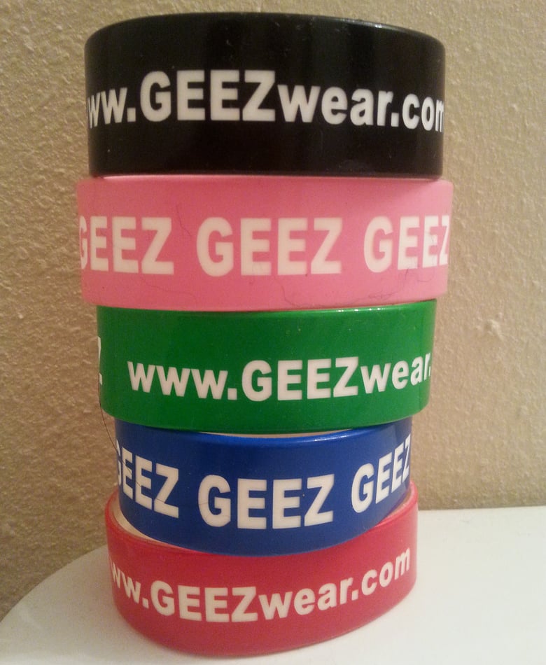 Image of GEEZ Brand Wear wristbands