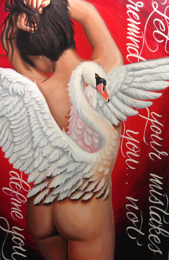 Image of "Let Your Mistakes Remind You Not Define You" print