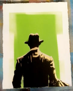 Image of WALK AWAY Test Print Green by Scot King