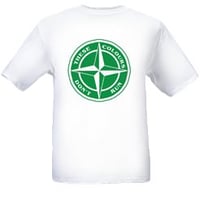 Image 3 of Hibs/Celtic These Colours Don't Run Green & White Star Design T-Shirt.