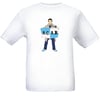 Man City Casual Guy with ACAB Flag. T-shirt.