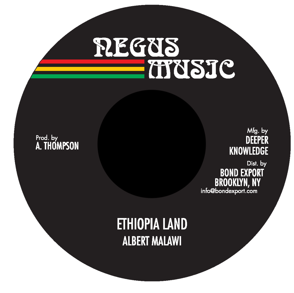 Image of Albert Malawi - Ethiopia Land 7" (Negus Music)