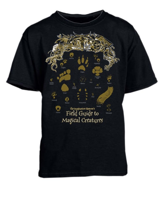 Image of Field Guide to Magical Creatures youth t-shirt