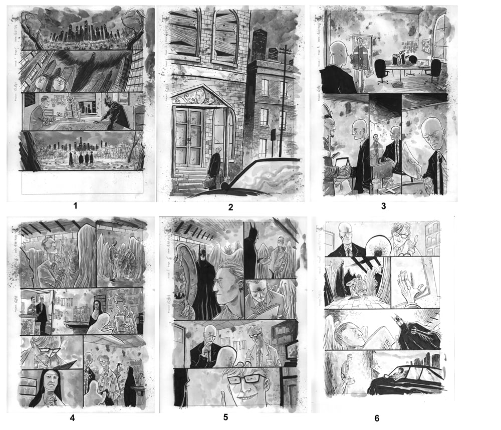 Image of GOTHAM BY MIDNIGHT #1 ORIGINAL PAGES