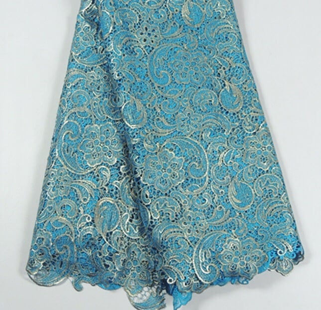 Image of Cord Lace with Head tie for CbyG Wedding Day