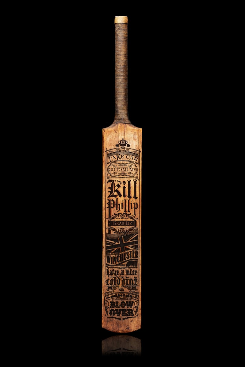 Image of Don't Say the Zed Word Cricket Bat
