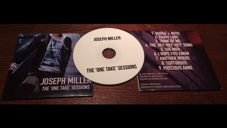 Image of Joseph Miller - The 'One Take' Sessions (CD)