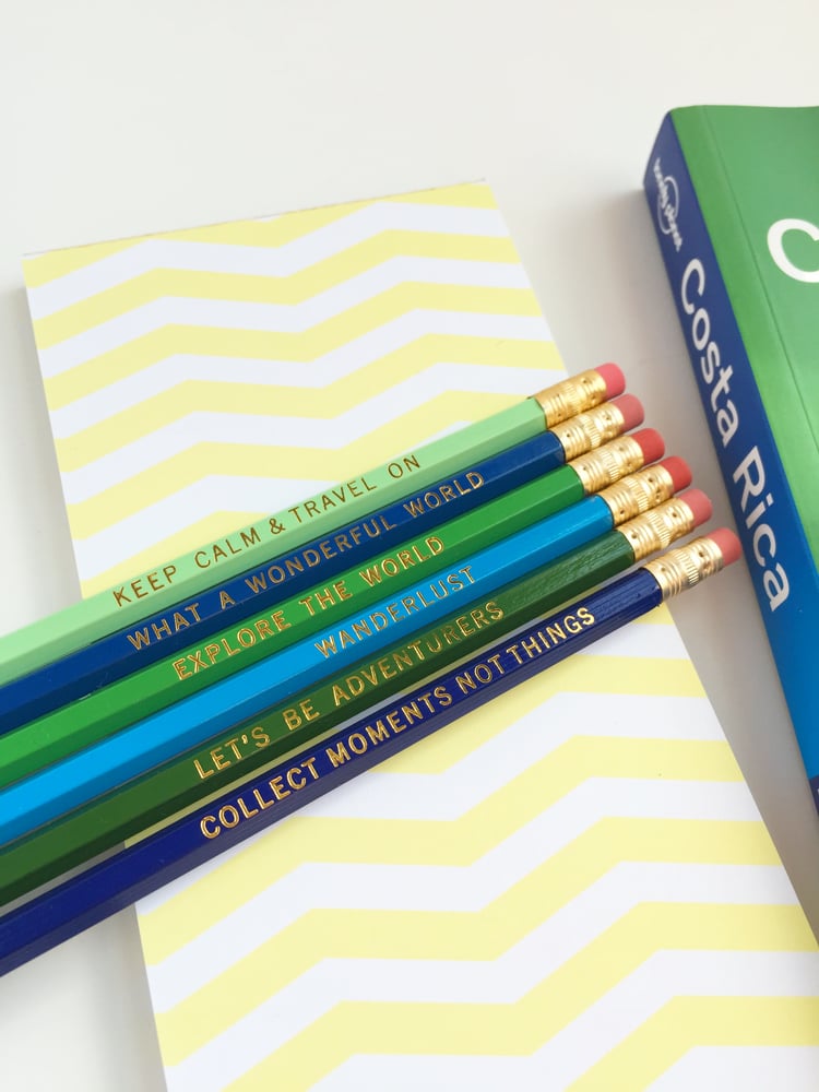 Image of Pencil Set:: Wanderlust 